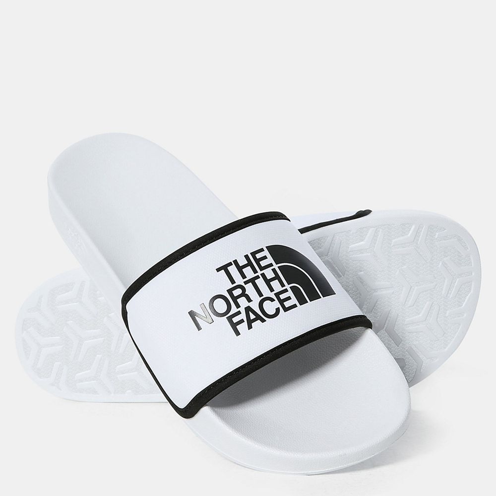 The North Face Slide Mens Australia - The North Face Base Camp Iii White / Black (NAL-497615)